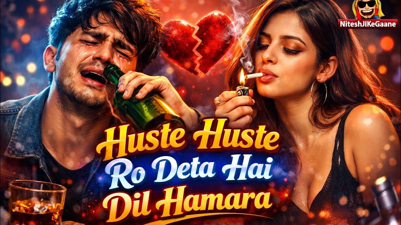 Huste Huste Ro Deta Hai Dil Hamara 💔🥀🥺 | heart touching sad Song 2026 | NiteshJiKeGaane | News Song