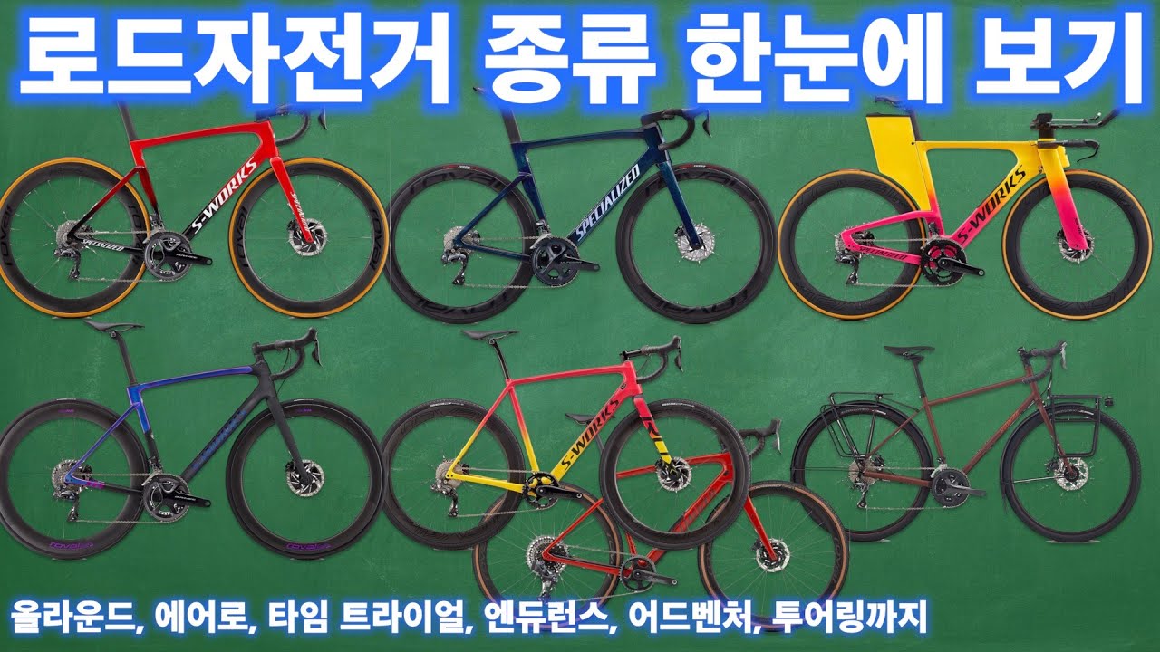 내 스타일에 찰떡같이 맞는 로드 알아내는법 | 투어링, 싸이클로크로스, 그래블, 엔듀런스, 올라운드, 에어로, 타임 트라이얼까지