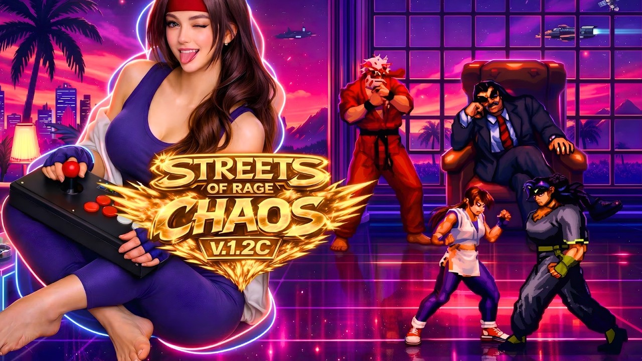 OPENBOR – Streets of Rage Chaos v1.2C Route SOR2 - Yuri Sakazaki | Every Hit Matters