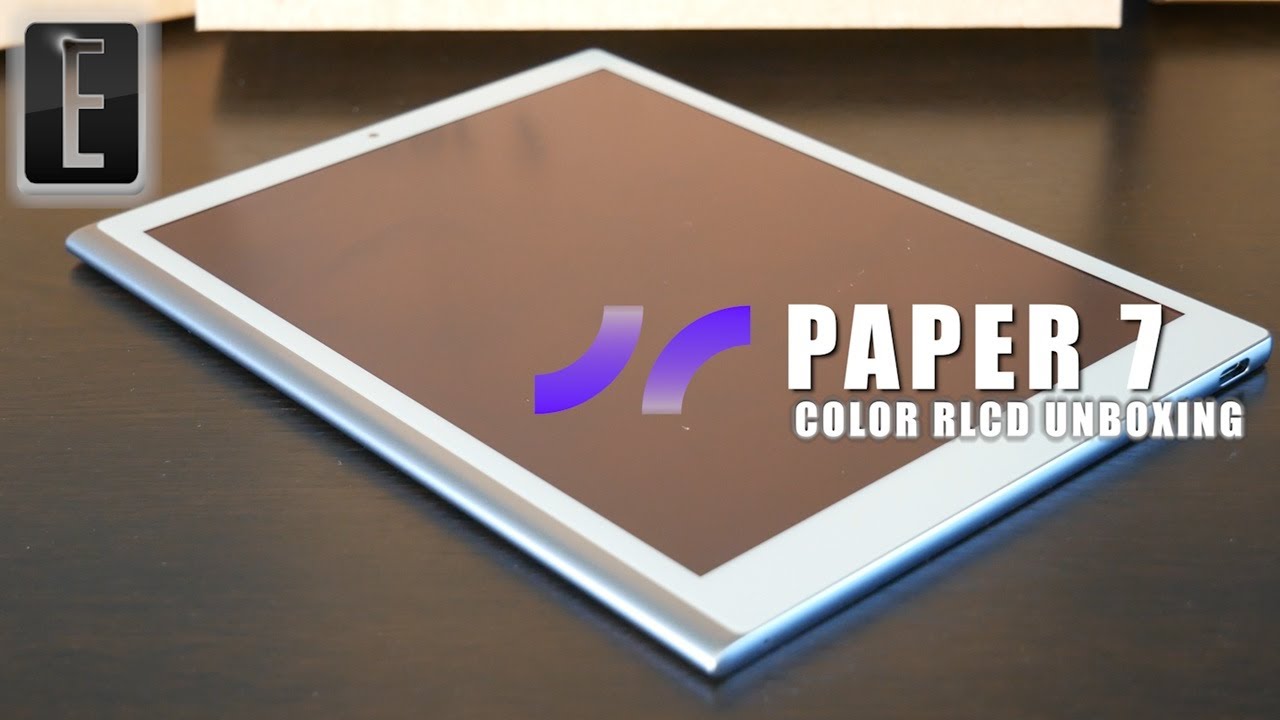 Tablet RLCD Color Reflective | Rozpakowywanie Paper 7