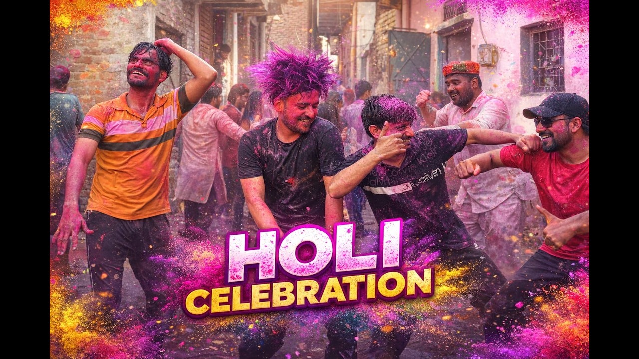 Mohalle Ki Sabse Badi Holi Party 🔥 | Holi Celebration Vlog