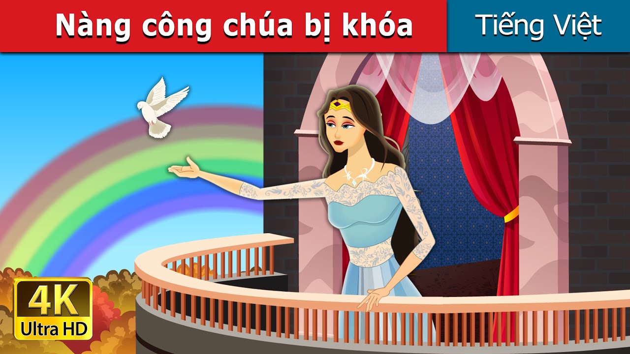 Nàng công chúa bị khóa | Locked In in Vietnamese |  @VietnameseFairyTales