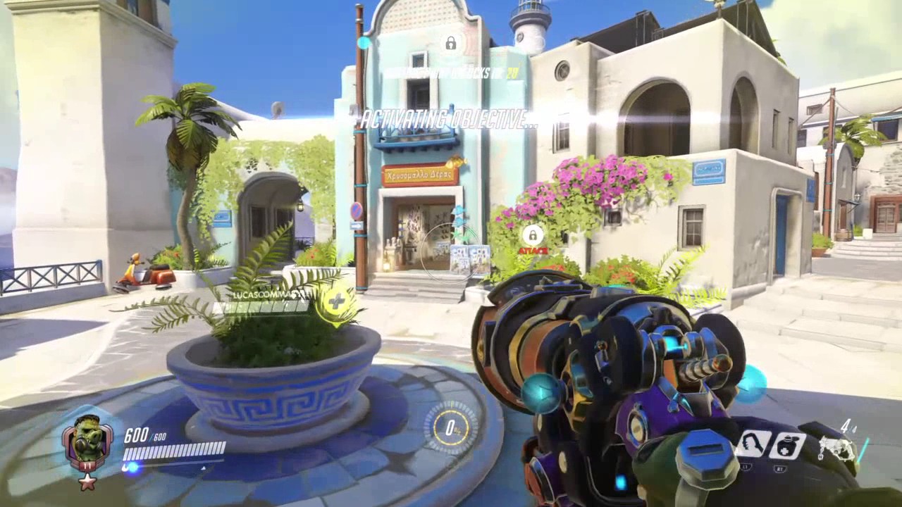 Overwatch PS4: Ilios | Junkenstein's Monster Roadhog Gameplay