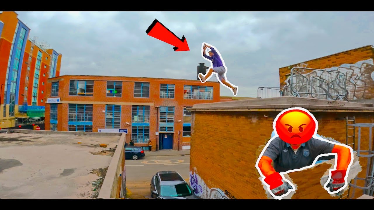 HE WAS NOT HAPPY -- Parkour in Sheffield