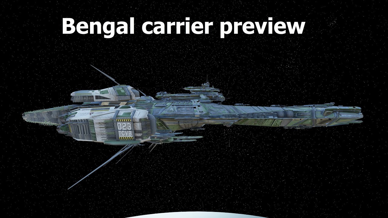 Star Citizen UEE Bengal carrier preview