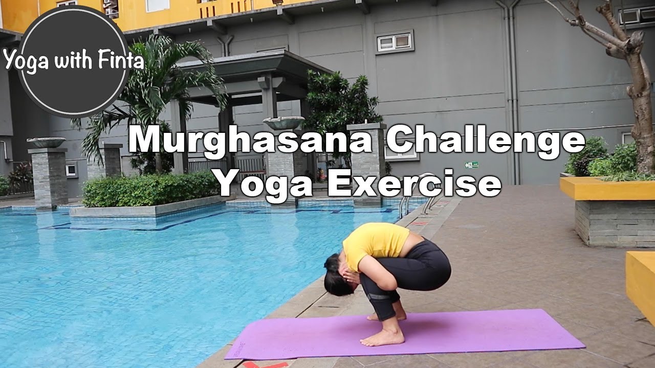 Murghasana Challenge Yoga Exercise - Chicken Pose