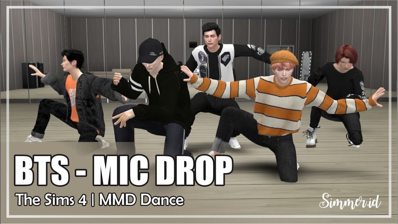 BTS - MIC DROP | The Sims 4 : MMD Dance
