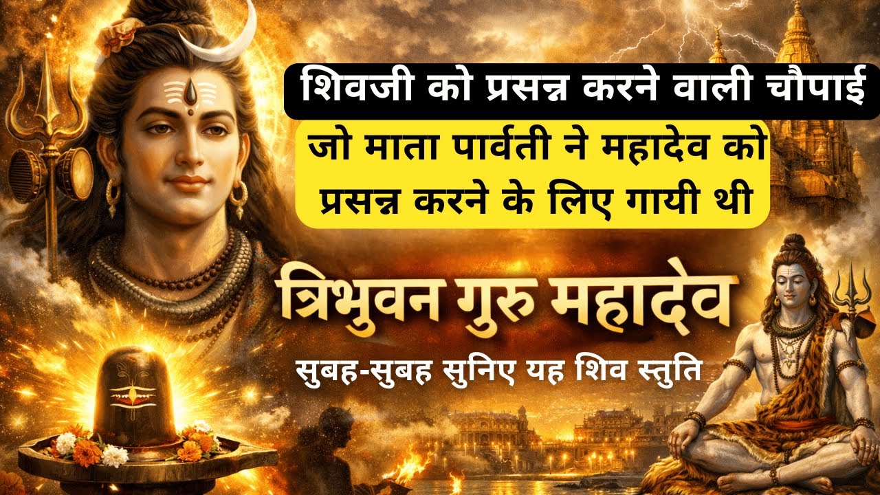 विश्वनाथ मम नाथ पुरारी | Mata Parvati Stuti to Lord Shiva | Powerful Shiv Stuti 108 Times