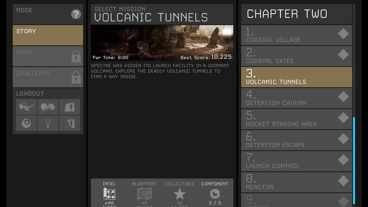 Cypher 007 - Chapter 2.3 | Volcanic Tunnels | Story Mode | All Components | Walkthrough | James Bond