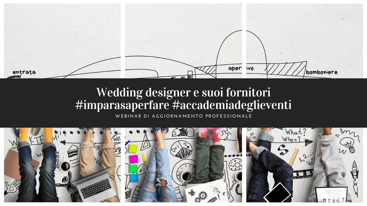 Wedding designer e i suoi fornitori