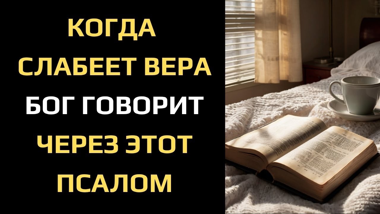 КОГДА СЛАБЕЕТ ВЕРА — БОГ ГОВОРИТ ЧЕРЕЗ ЭТОТ ПСАЛОМ