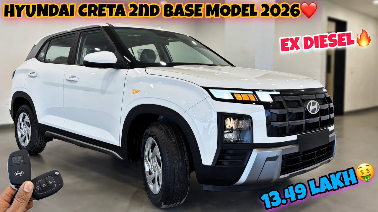 Hyundai Creta 2026😍 | Creta EX Diesel Base Model 2026🔥 #vlog #hyundai