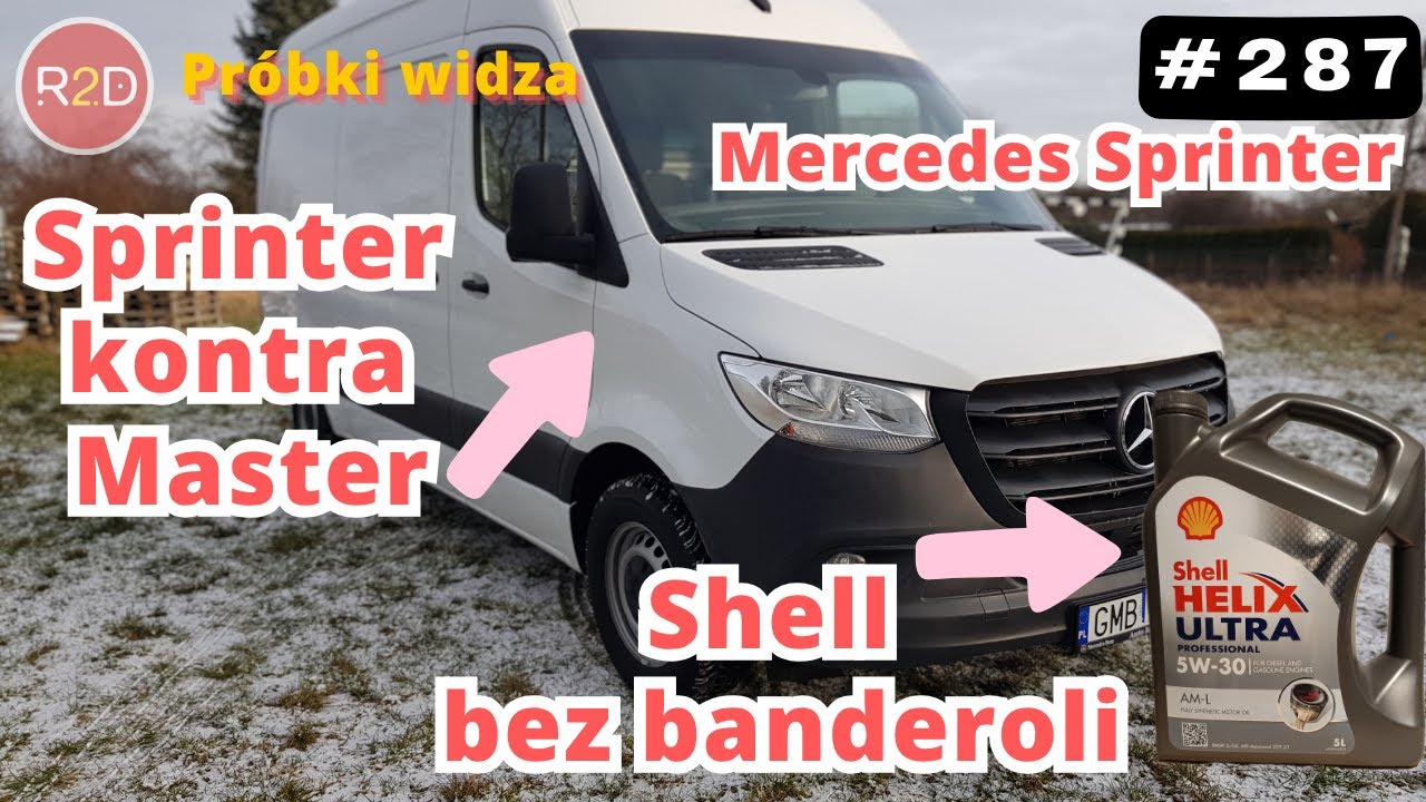 Shell po 20 tys. km w Sprinterze 2.0 CDI. Sadza, por&oacute;wnanie z Masterem #287