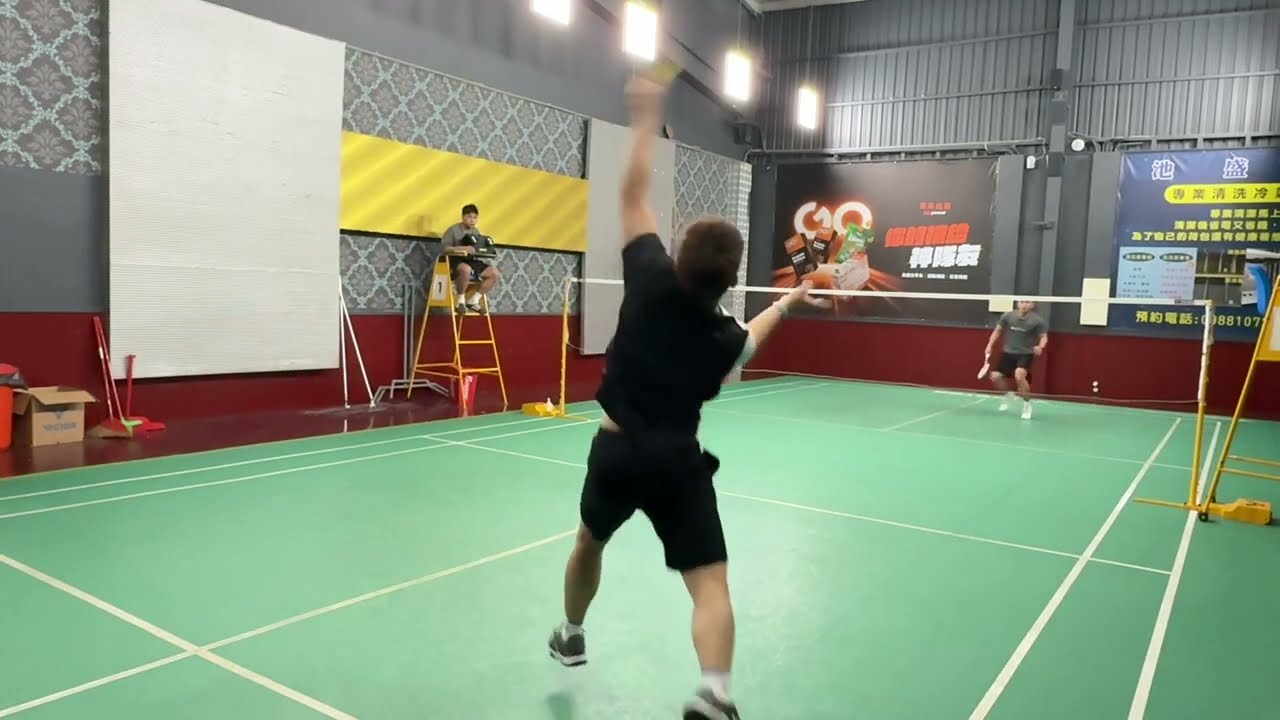 藏龍羽球旗美館 男單 王峙錥 VS 岳泰君