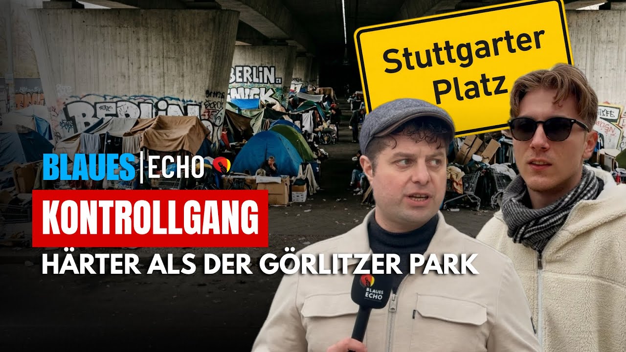 Obdachlos in Deutschland - Kontrollgang am Stuttgarter Platz￼