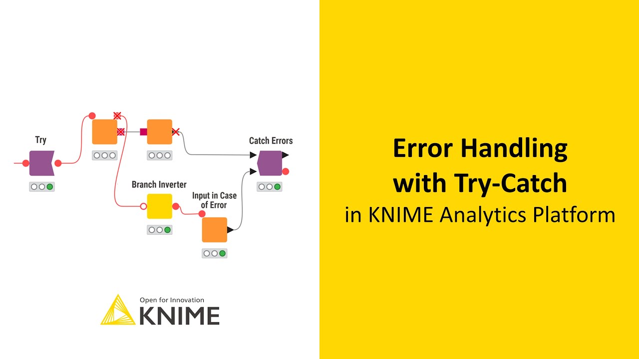Error Handling with Try-Catch in KNIME Analytics Platform