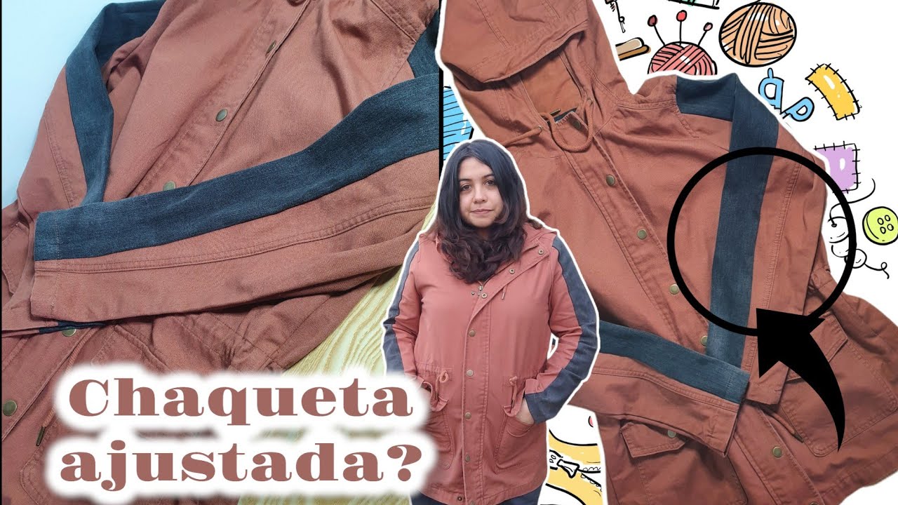 Utiliza un retazo de jeans para agrandar una chaqueta 🧵🧵