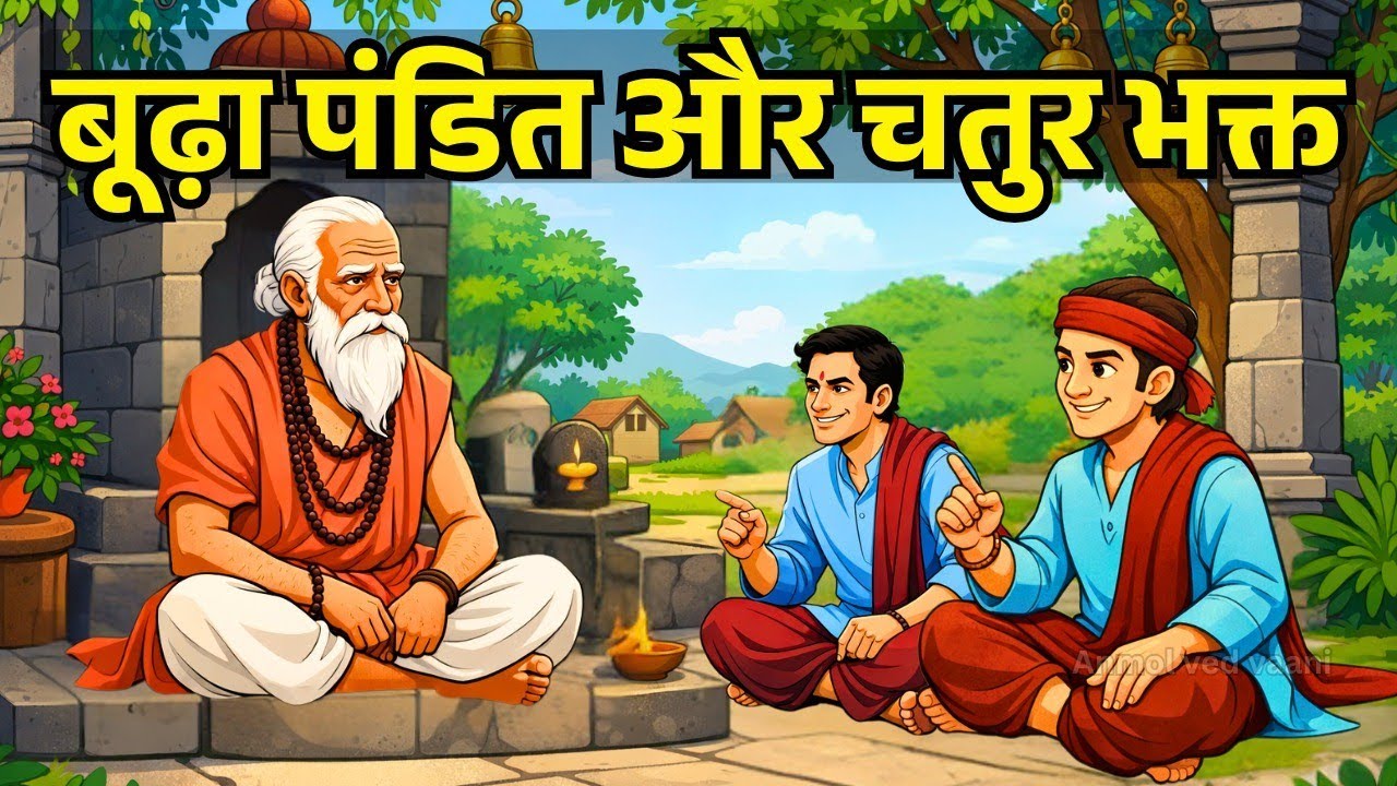 बूढ़ा पंडित और चतुर भक्त | धार्मिक कहानी | Gyanvardhak kahani | ज्ञानवर्धक | dharmik kahani
