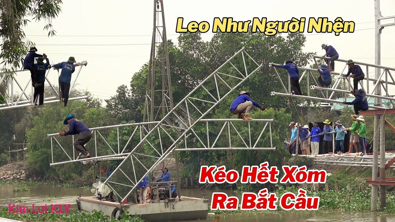Không Cần Đến Kỷ Sư.Cả 100 Người Nông Dân Tự Thiết Kế, Bắt Cầu Cho ÔTÔ Chạy Chỉ Trong 1 Ngày