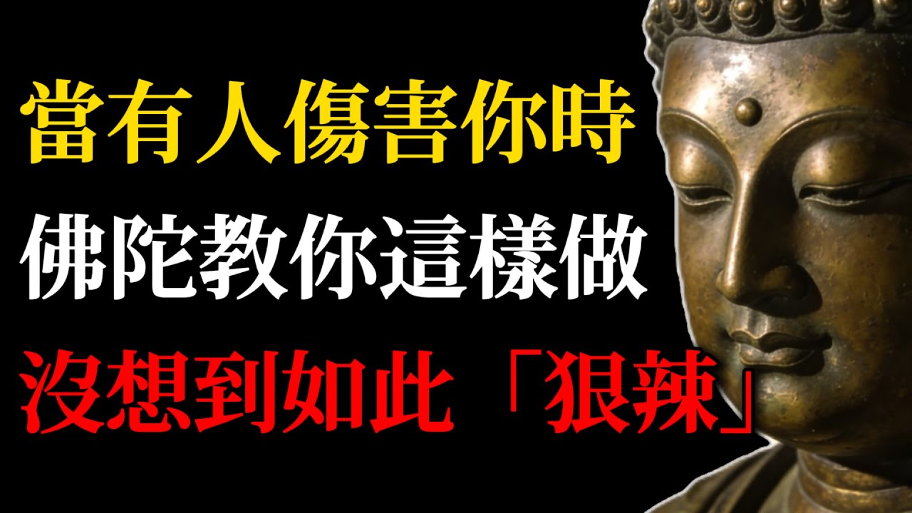 當有人傷害你時，佛陀教你這樣做，沒想到如此「狠辣」！#佛學智慧#忍辱#轉念自在#心靈成長#因果輪回#禪意人生#人生智慧#修行#佛法生活化#告別內耗#狠辣智慧#心靈強大
