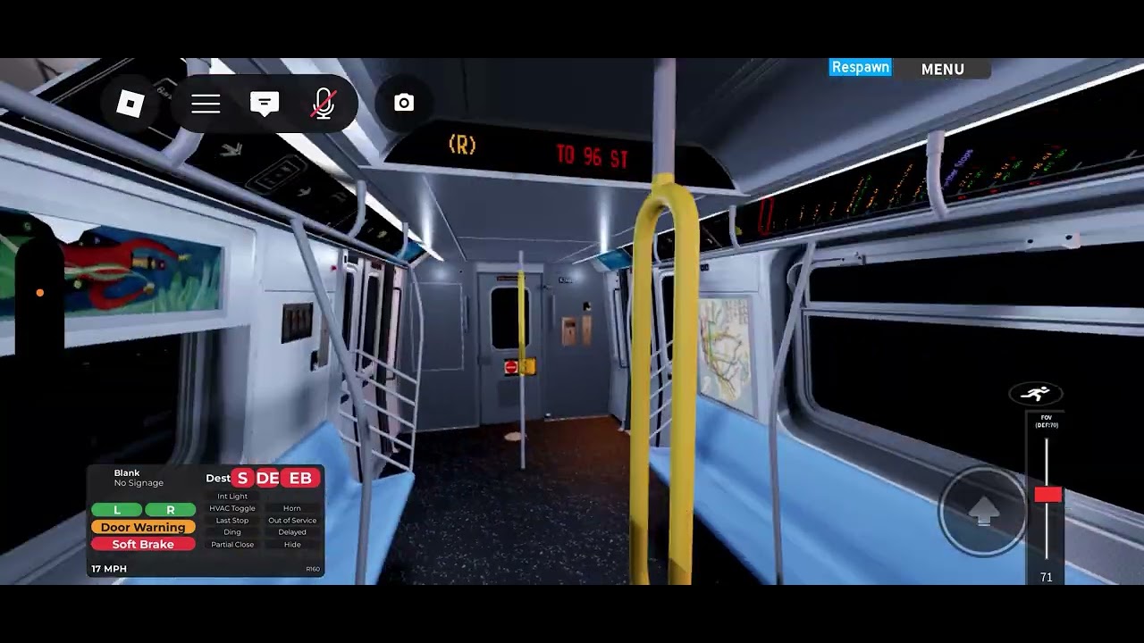 MTAoR: Operating the R160B Alstom R train from Bay Ridge to 96th & Q train from 96th to CI.