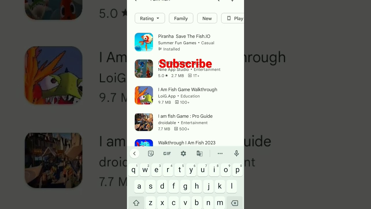 how to download I am fish in playstore