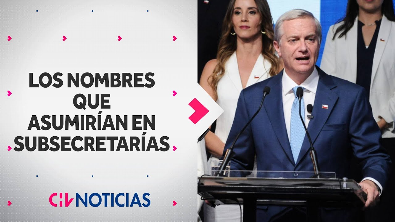 Los nombres que suenan para las 45 subsecretarías del gobierno de José Antonio Kast - CHV Noticias