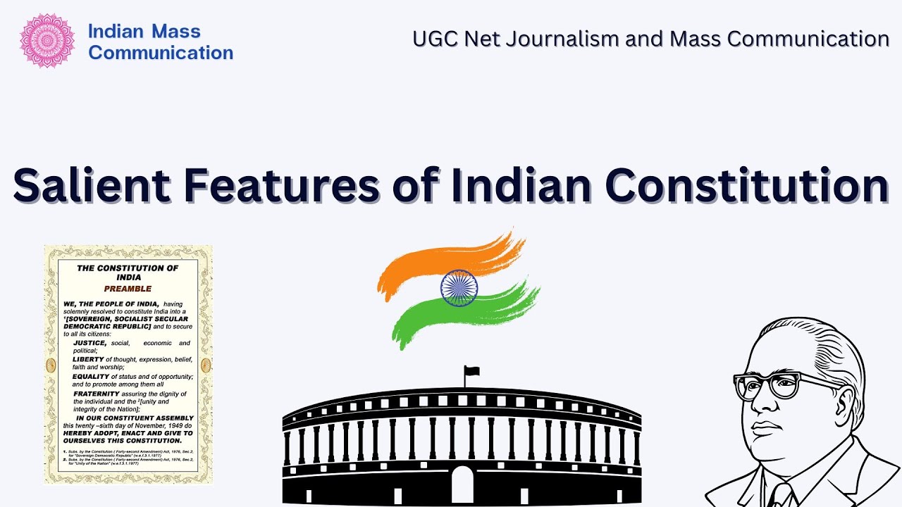 6.7 Basic Characteristics of Indian Constitution  | UGC NET Mass Communication and Journalism | CUET