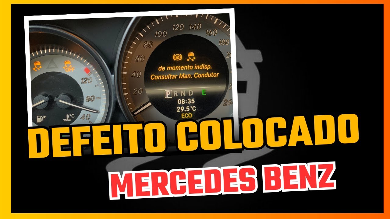 Luz ABS acesa MERCEDES BENZ - DEFEITO COLOCADO