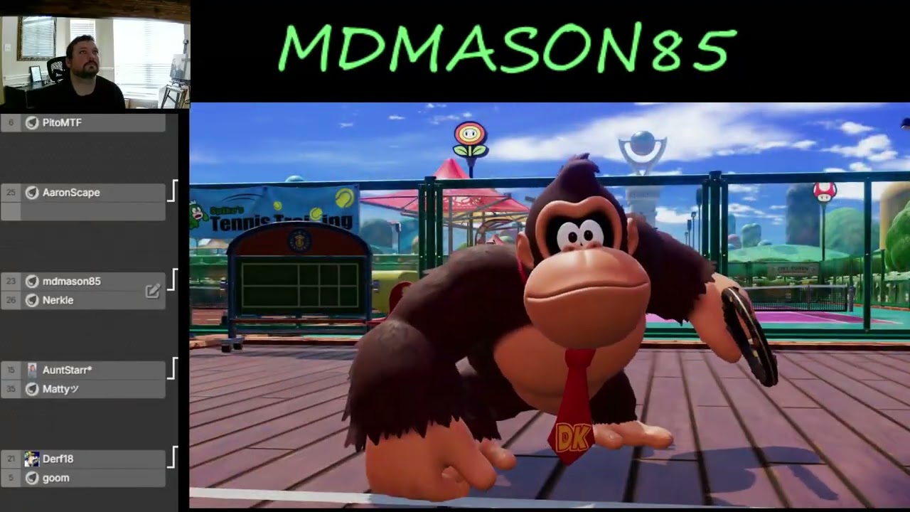 Mario Tennis Fever: MTAC Discord Classic Launch Tourney Losers Round 3: mdmason85 vs Nerkle