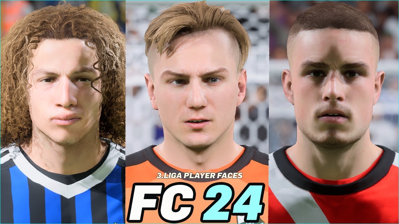 FC 24 | ALL 3. LIGA PLAYERS REAL FACES