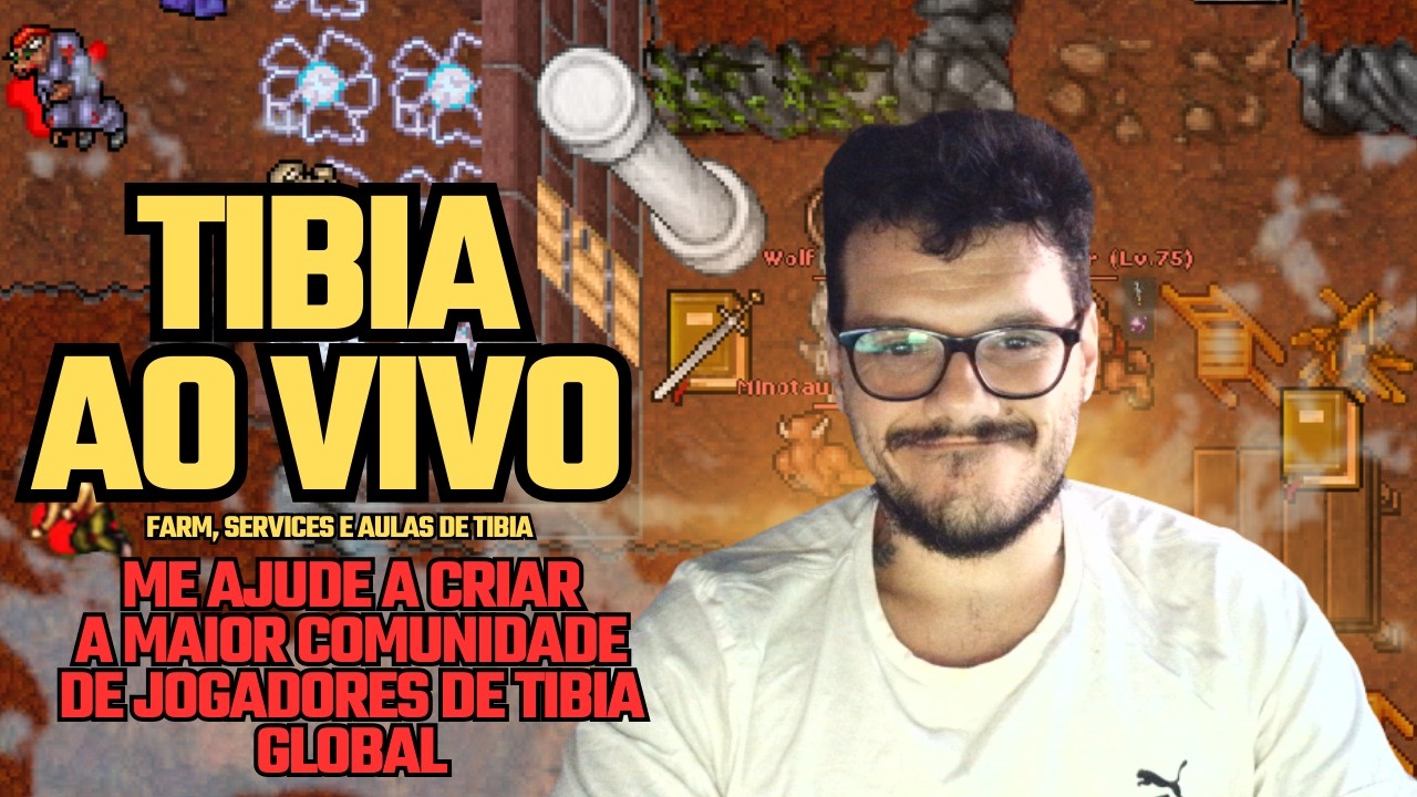 Tibia - Vivendo de Tibia e Criação de conteúdo, com Tdah. TIBIA 2026