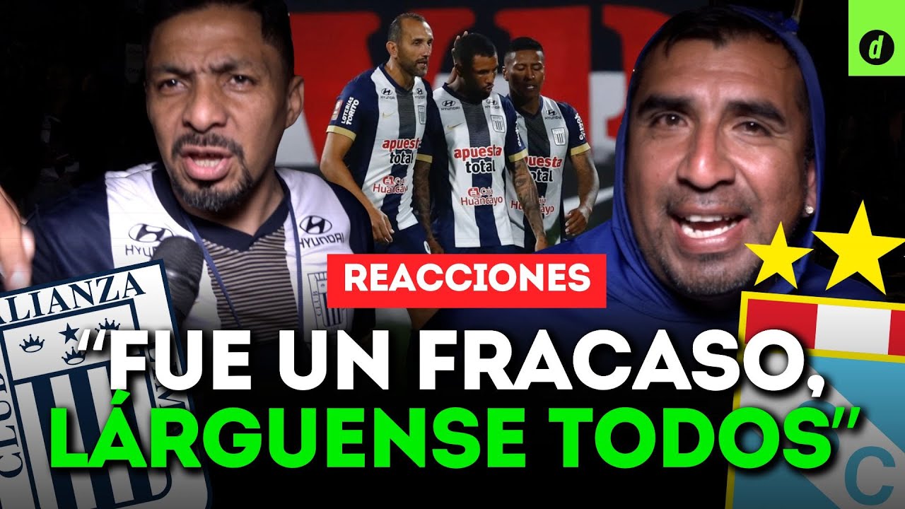 FURIOSOS: REACCIONES TRAS ALIANZA LIMA ES PER&Uacute; 4: ALIANZA LIMA 3-3 SPORTING CRISTAL | Reacci&oacute;n Depor