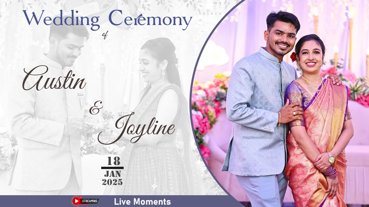 Wedding Ceremony Of Austin with Joyline | Watch LIVE