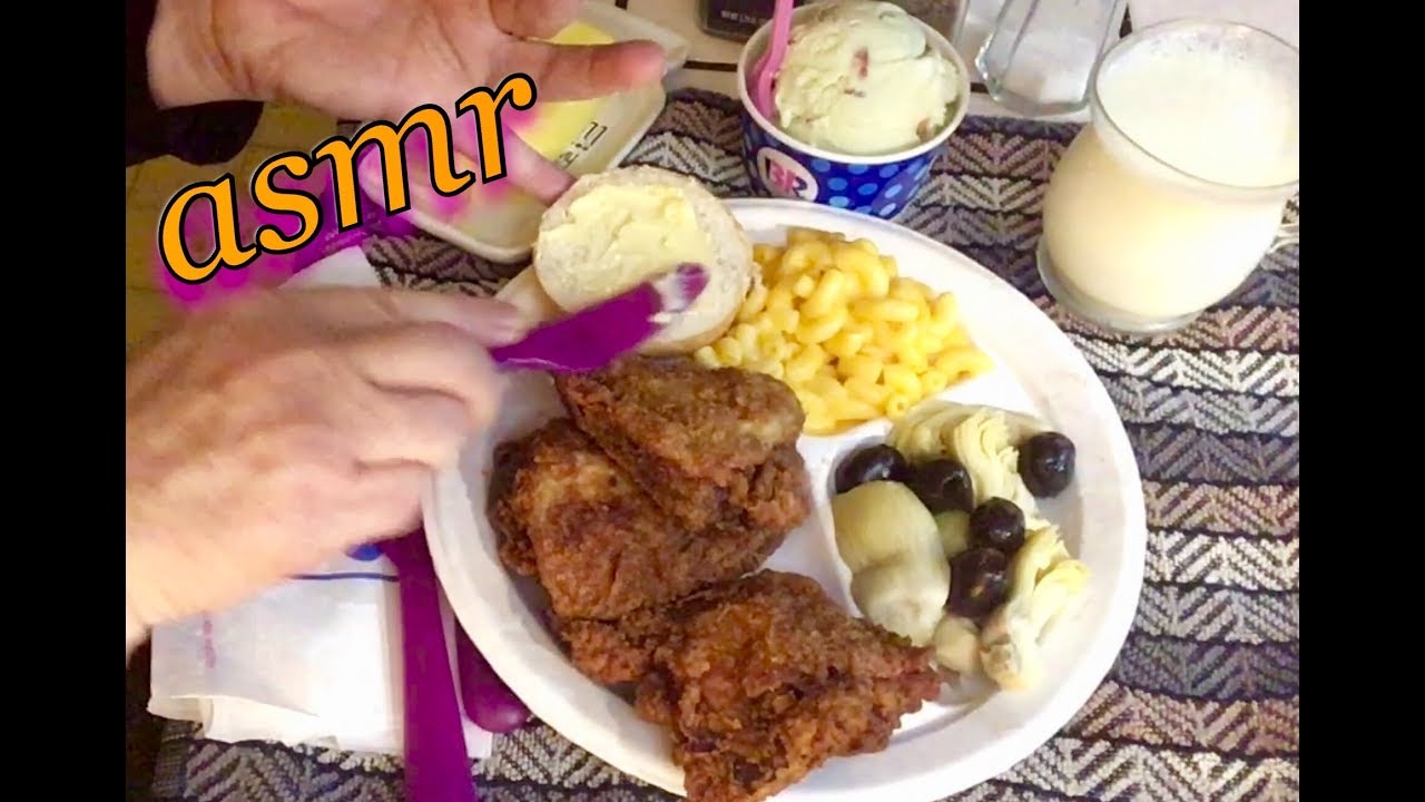 Fried Chicken Simple Supper Tonight evening relaxation Quiet ASMR