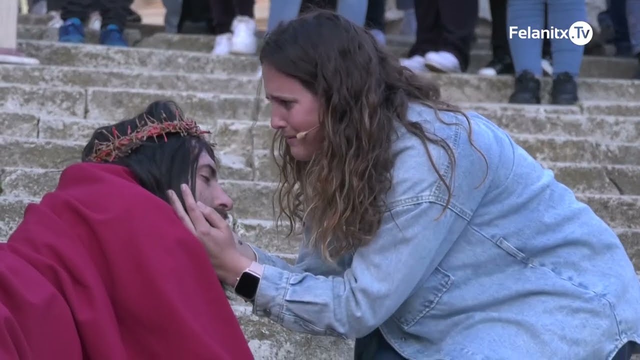 Assaig del Davallament. Parlam amb els que han fet de Jesús