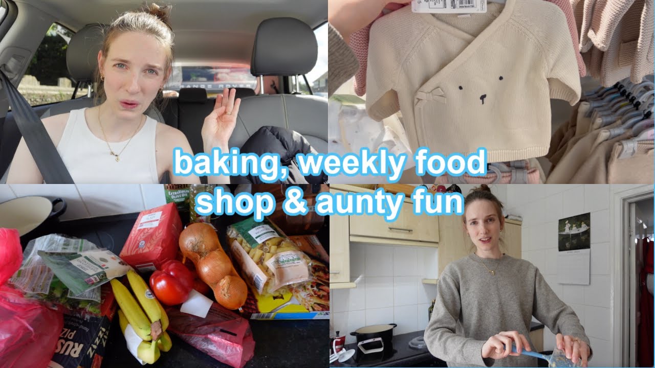 A chill day (aunty duties, baking and weekly food shop!)