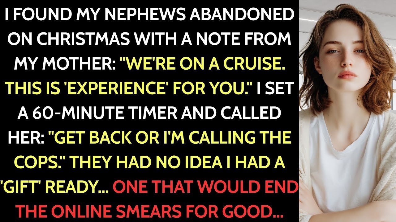 I Went To My Parents' Christmas Party, There Was No One There Except My 3 Nephews And Mom's Note...