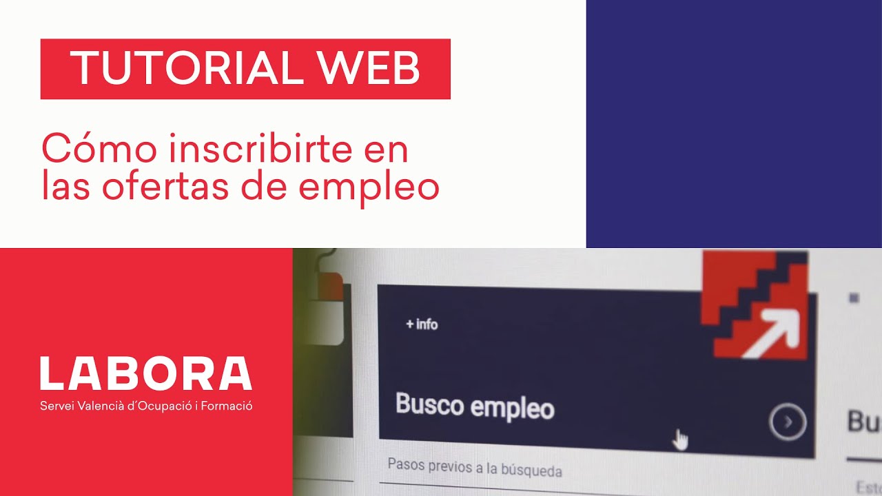 C&oacute;mo INSCRIBIRSE a las OFERTAS de EMPLEO | Tutorial WEB | LABORA