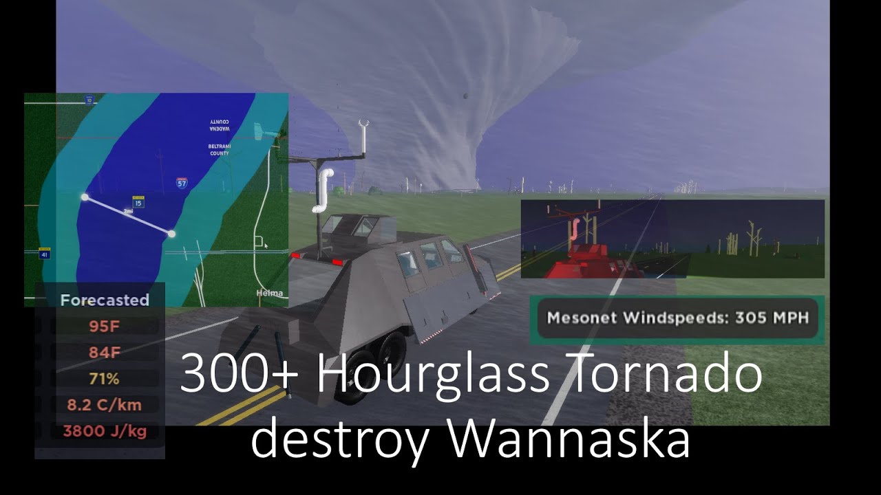 300+ Hourglass Tornado Destroy Wannaska (Twisted)