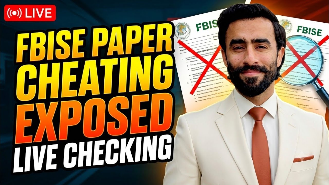 FBISE Paper Cheating Exposed! 🛑 Live Checking | Board Exam Secret Out!