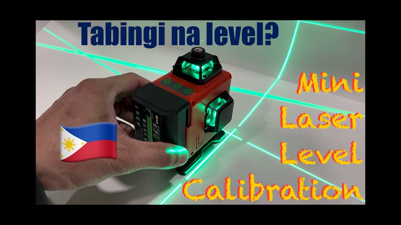 Tabingi na Laser Level - Paano Ayusin | Cheap Laser Level Adjustment