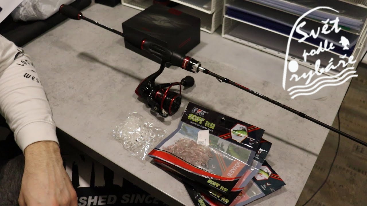 Skvělý přívlačový naviják z AliExpressu za super cenu, gumové larvy a kroužky na pelety - Unboxing