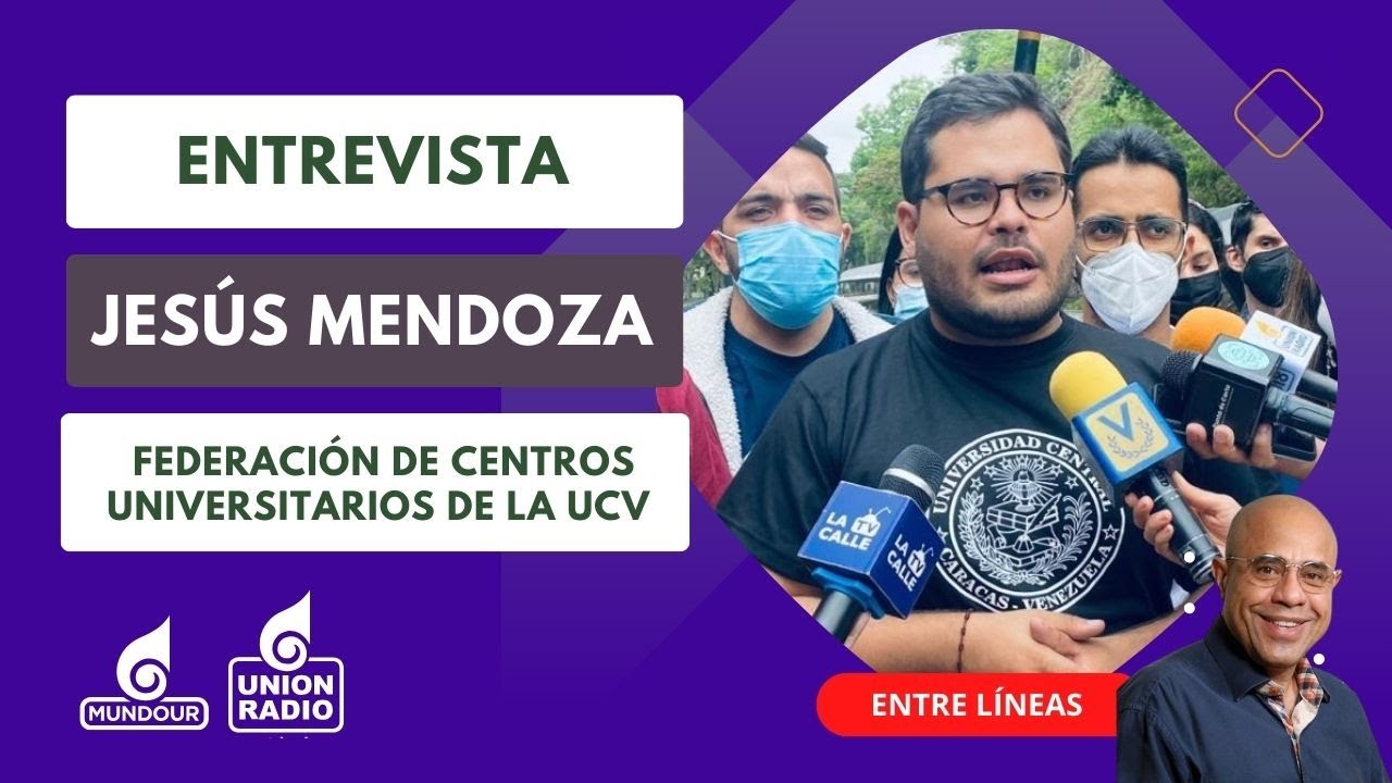 Vladimir Villegas y Jesús Mendoza conversan sobre las próximas elecciones estudiantiles en la UCV