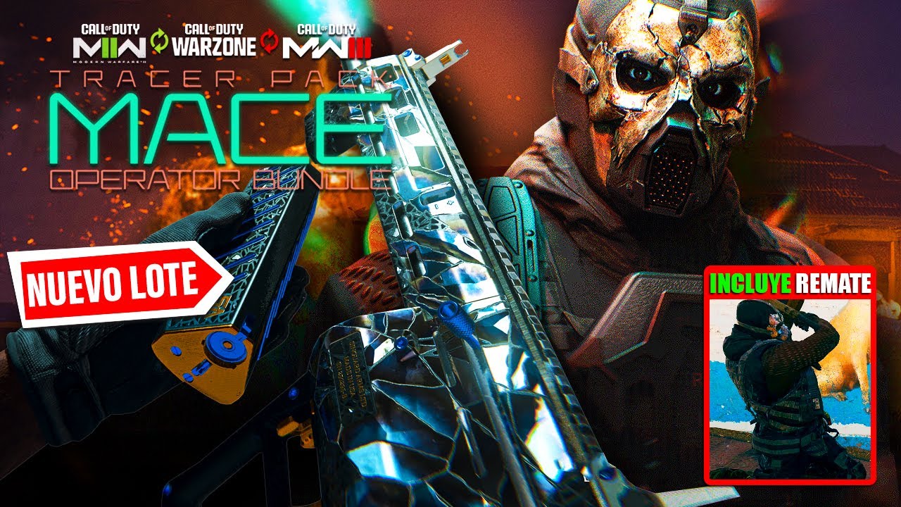 Lote MACE TRACER PACK para WARZONE, MW2 Y MW3 (VOZ Y REMATES)