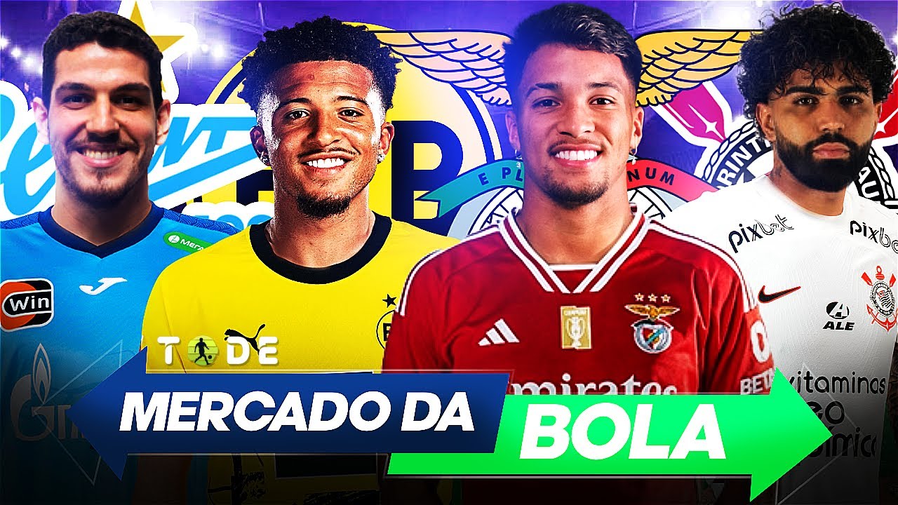 GABIGOL por + de 100 MILHÕES, SANCHO VOLTANDO pro BORUSSIA, M. LEONARDO FECHADO com BENFICA, NINO e+