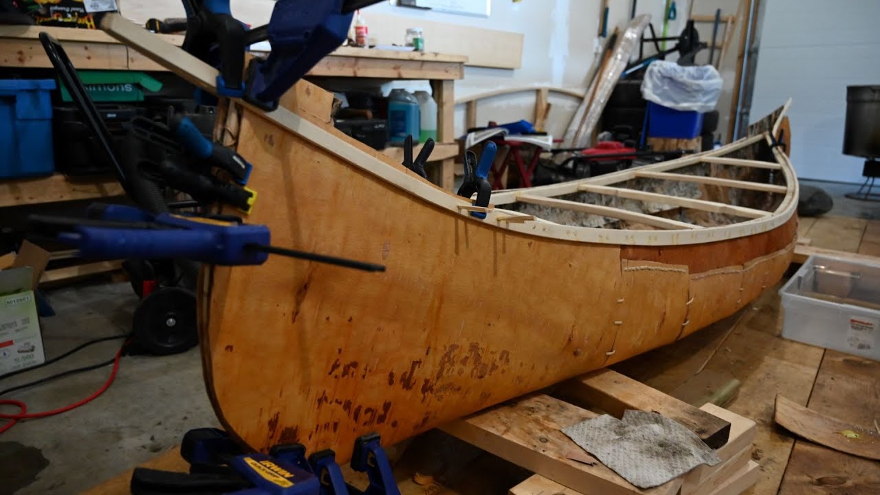 Birchbark Canoe Making -  Episode 1 - It Begins