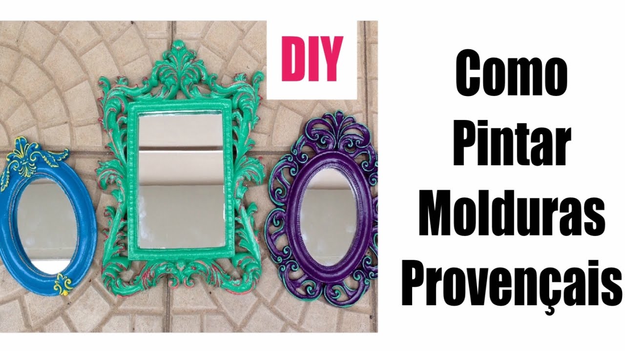 DIY - Como pintar molduras proven&ccedil;ais