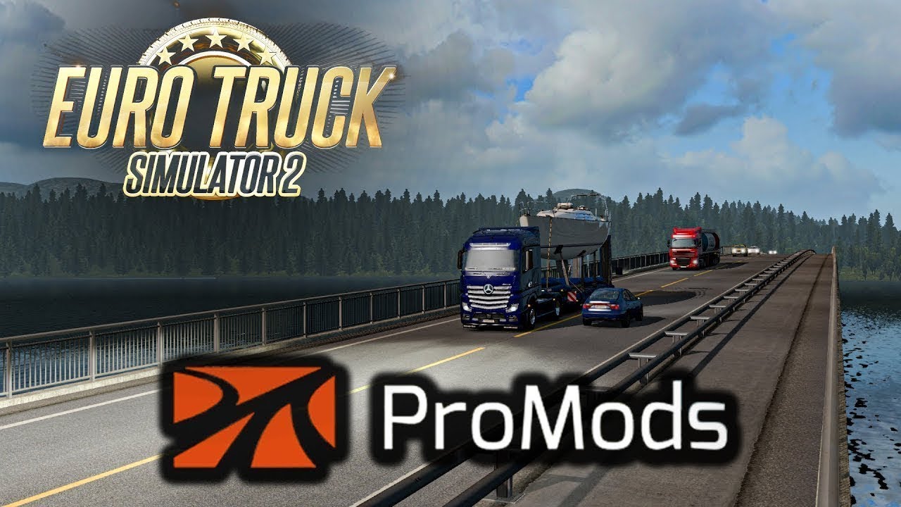 Euro Truck Simulator 2 - сборка карт, едем куда повезет