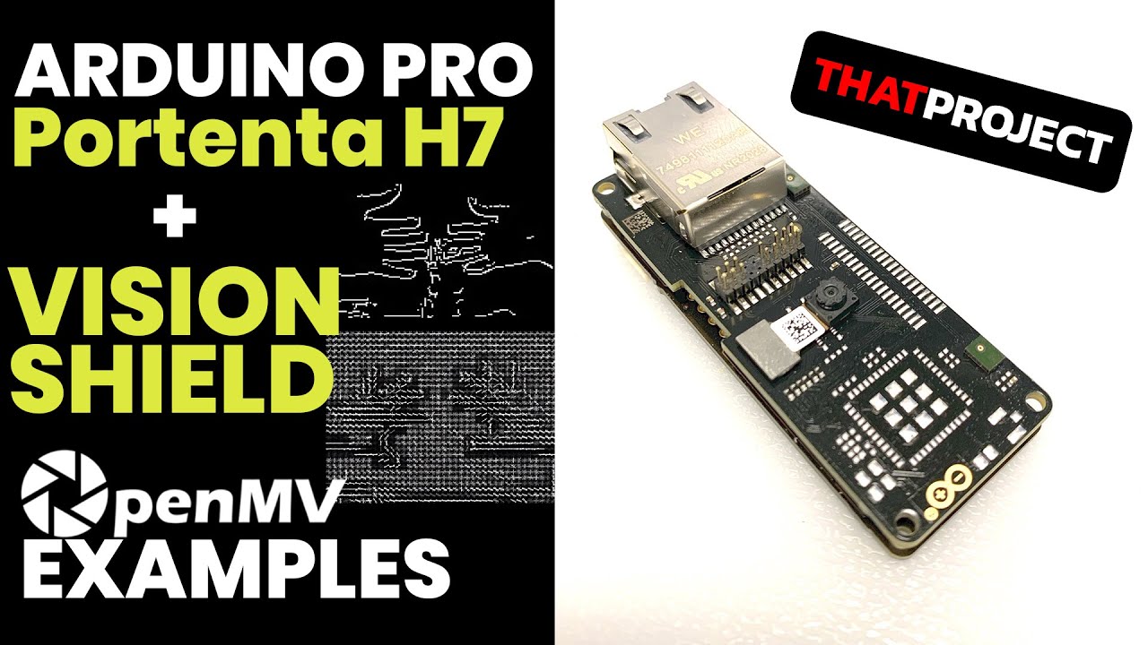 Arduino Portenta Vision Shield (ft. OpenMV examples)